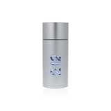 Silver cylindrical perfume bottle with '212' branding on a white background