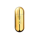 Gold 212 VIP perfume bottle by Carolina Herrera on a white background