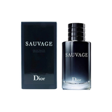 Dior Sauvage perfume bottle and packaging on a white background