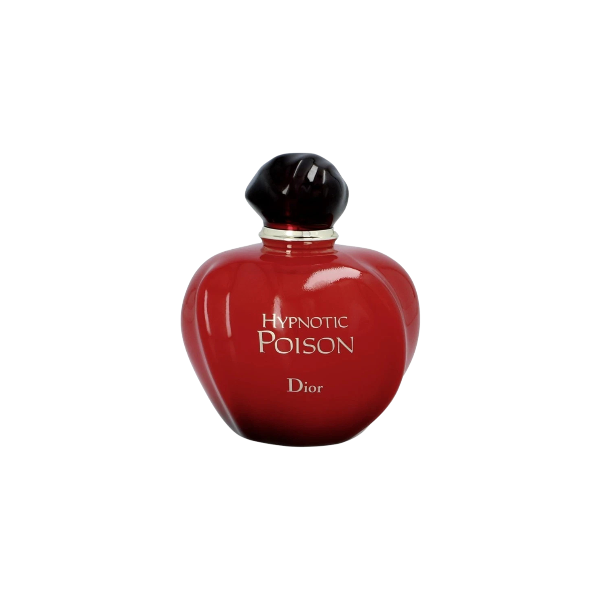 Red Dior Hypnotic Poison perfume bottle on a white background