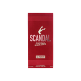 Red packaging of Jean Paul Gaultier Scandal perfume on a white background