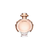 Perfume bottle labeled 'Olympea' on a white background