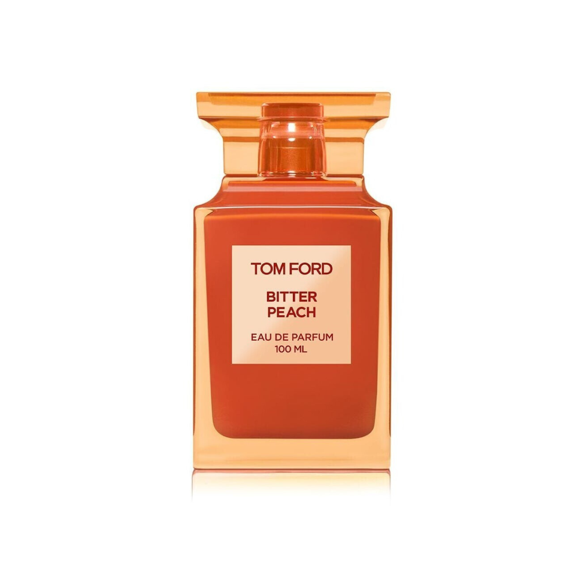 Tom Ford Bitter Peach perfume bottle on a white background