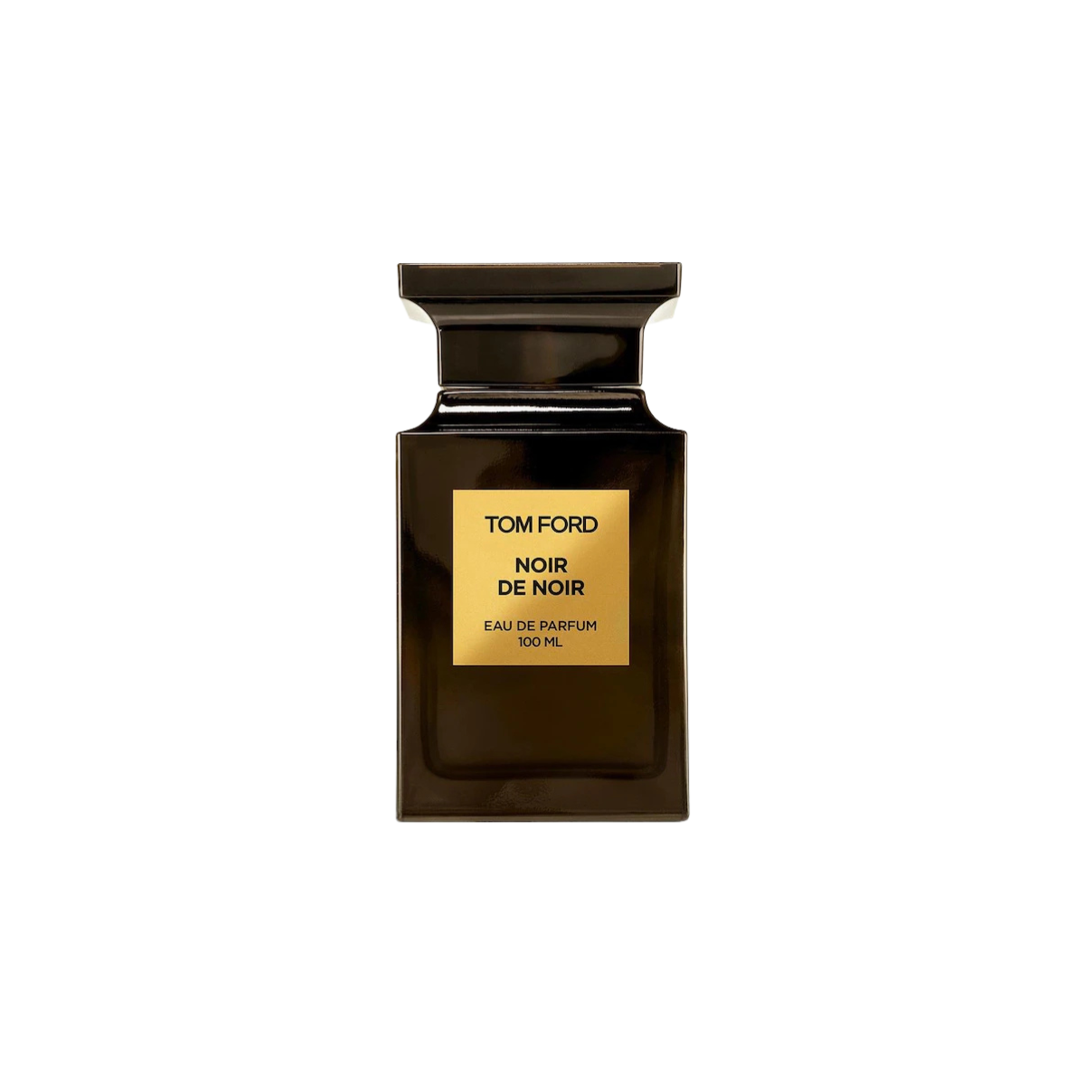 Tom Ford Noir de Noir perfume bottle on a white background