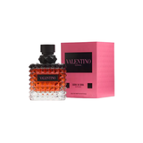 Valentino perfume bottle and packaging on a white background